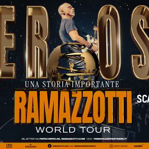 Eros Ramazzotti spelar i Scandinavium