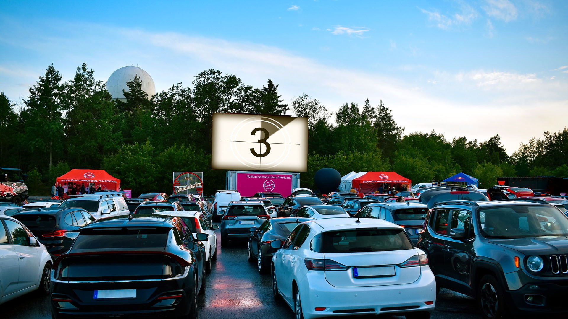 Stockholm filmfestival anordnar drive-in-bio på Solvalla