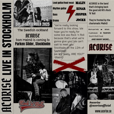 Acorise till Parken Söder