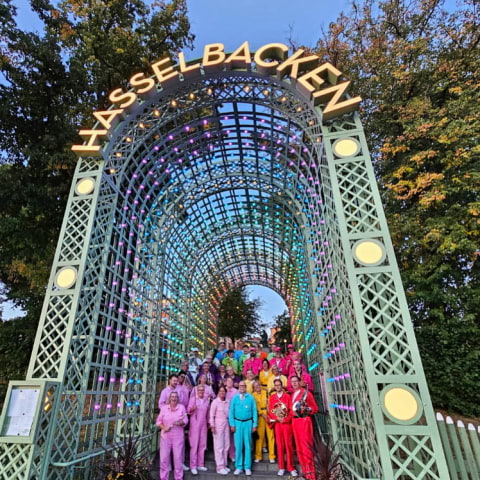 Blåsmasters live på Hasselbacken