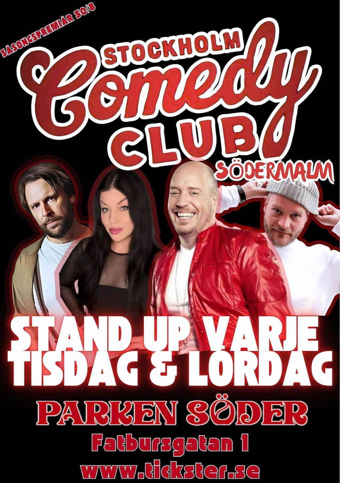 Stockholm Comedy Club hösten 2025
