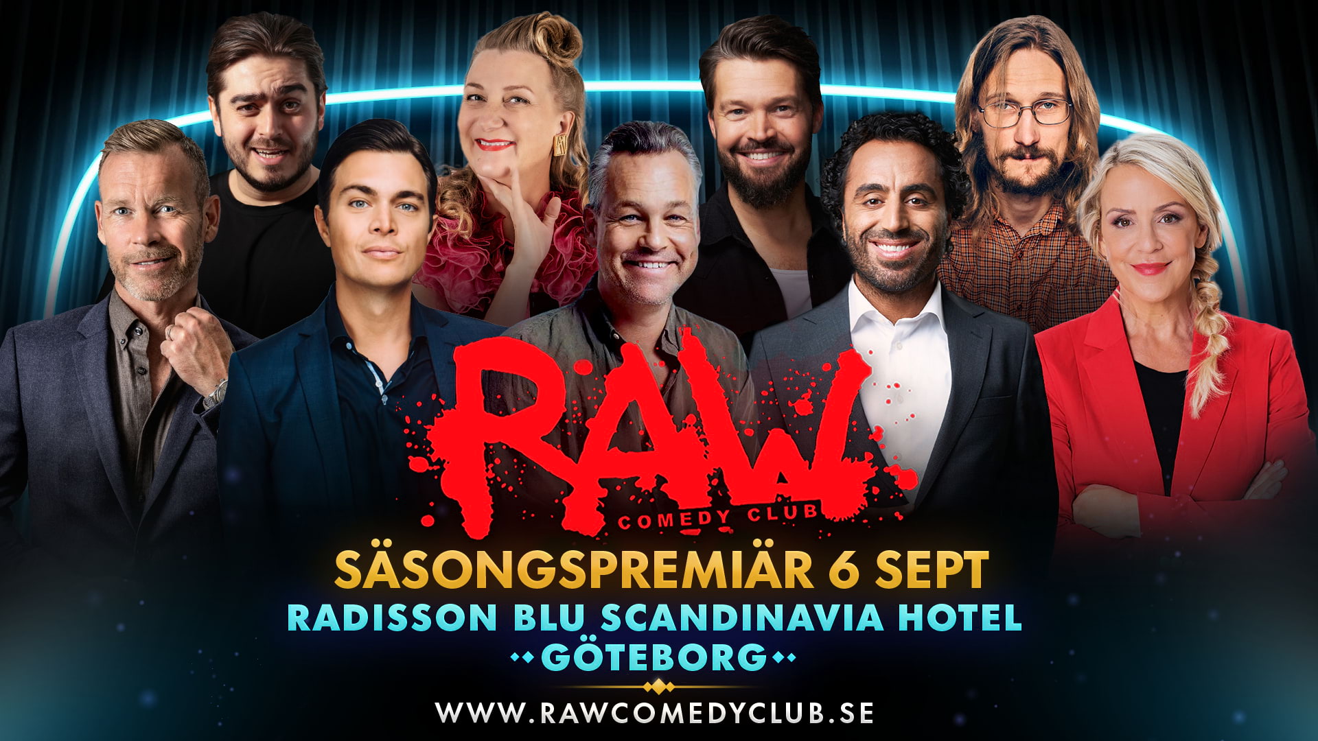 RAW Comedy Club återvänder till Radisson Blu Scandinavia