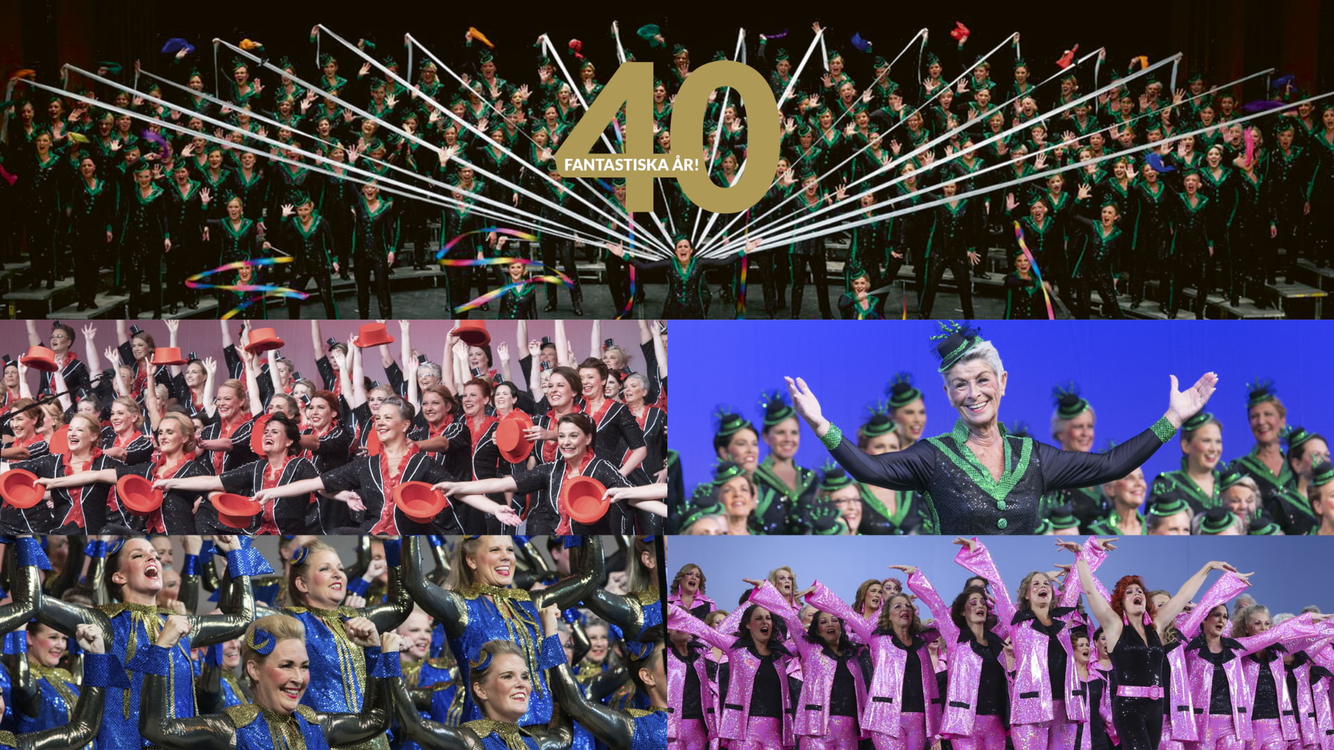 40 år med Rönninge Show Chorus - Jubileumskonsert & klubb
