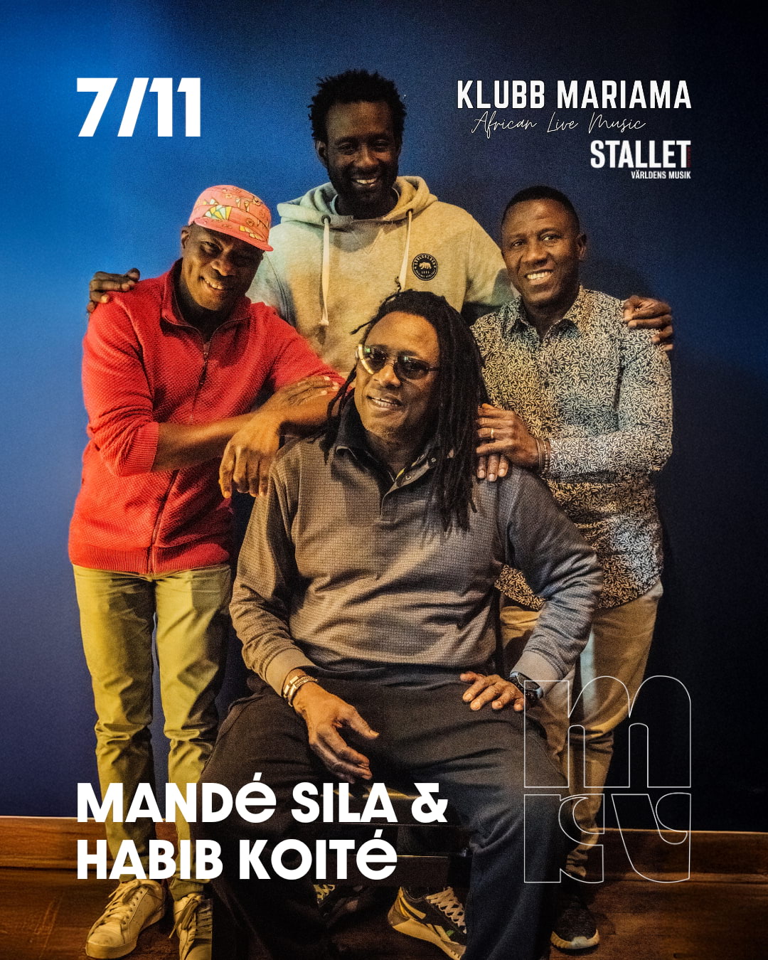 Mandé Sila & Habib Koité live på Musikaliska Kvarteret