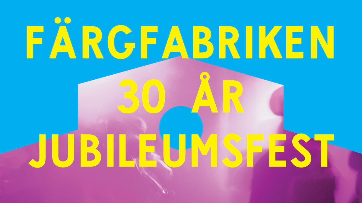 Färgfabriken firar 30 år med jubileumsfest