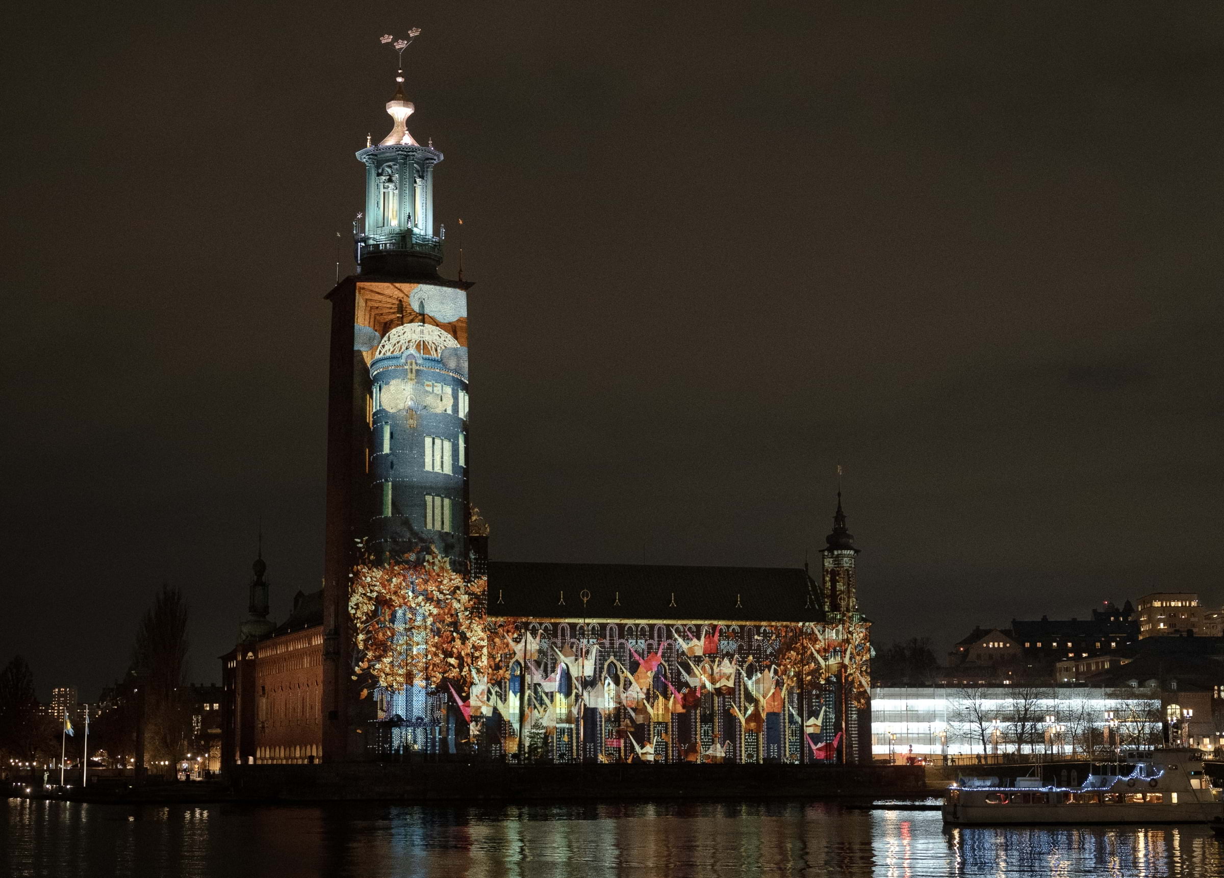 Nobel Week Lights lyser upp Stockholm i december