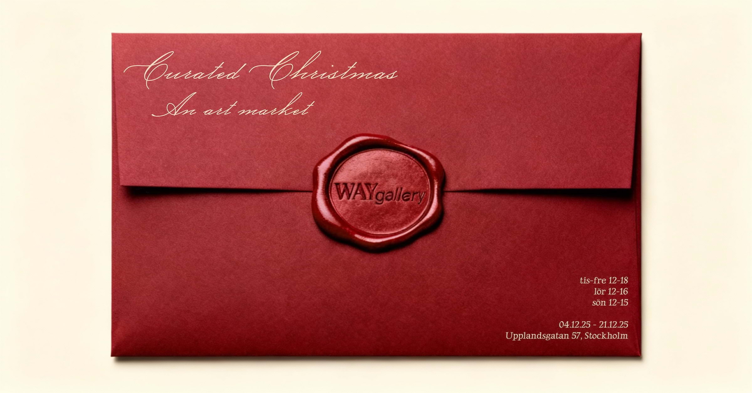 WAY gallery Sthlm bjuder in till julutställning