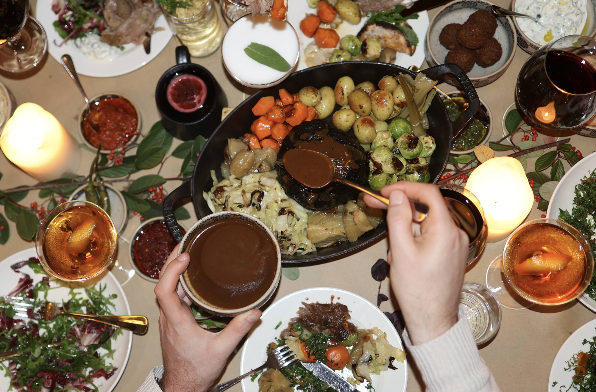 Christmas dinner gets a Mediterranean glow up at Erev in Notting Hill