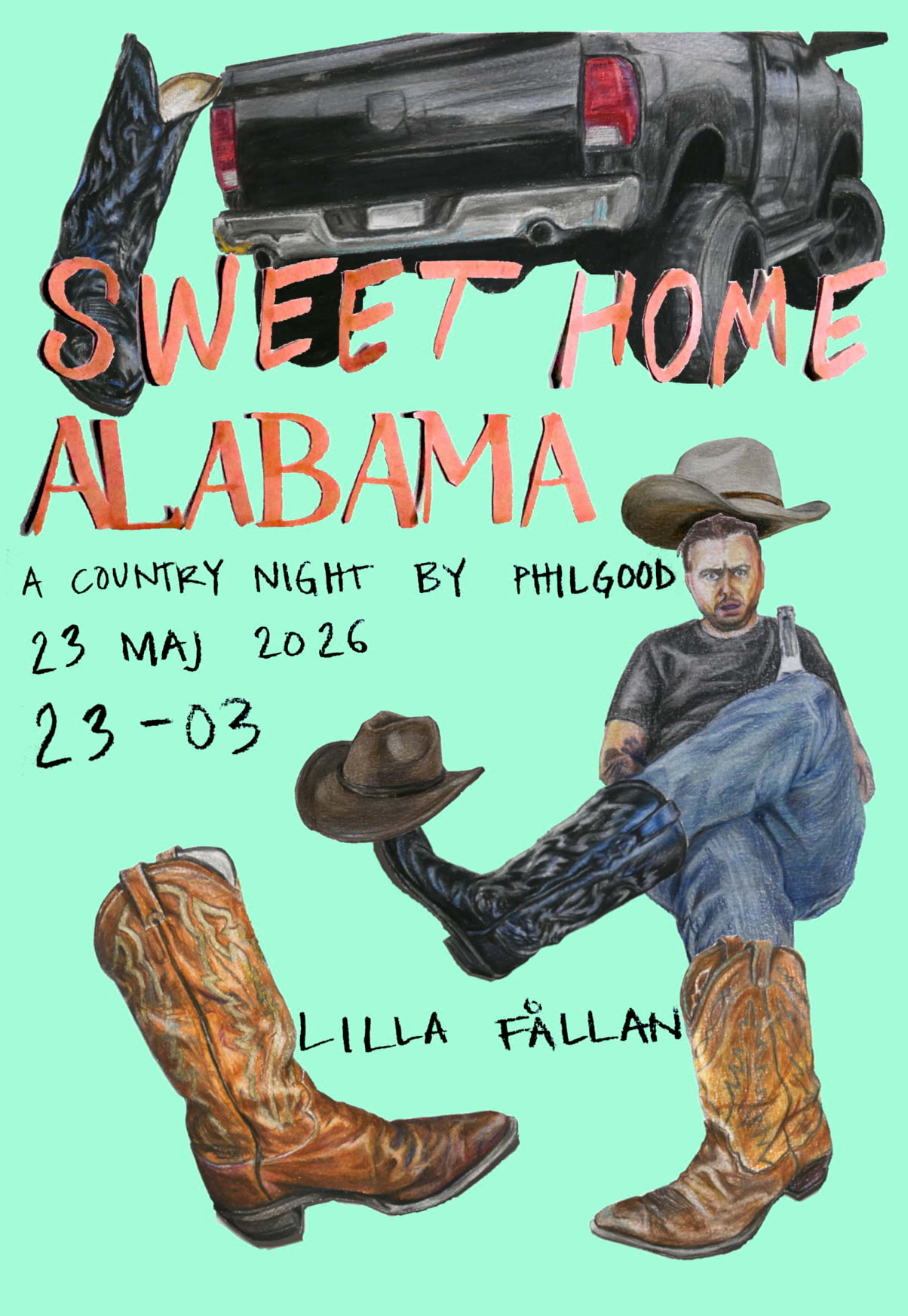 Sweet Home Alabama - A Country Night by Philgood