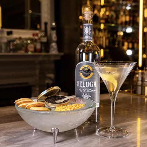 Step into the Mirror Bar's new Beluga Vodka winter terrace