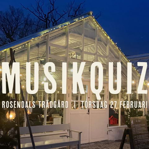 Musikquiz på Rosendals Trädgård