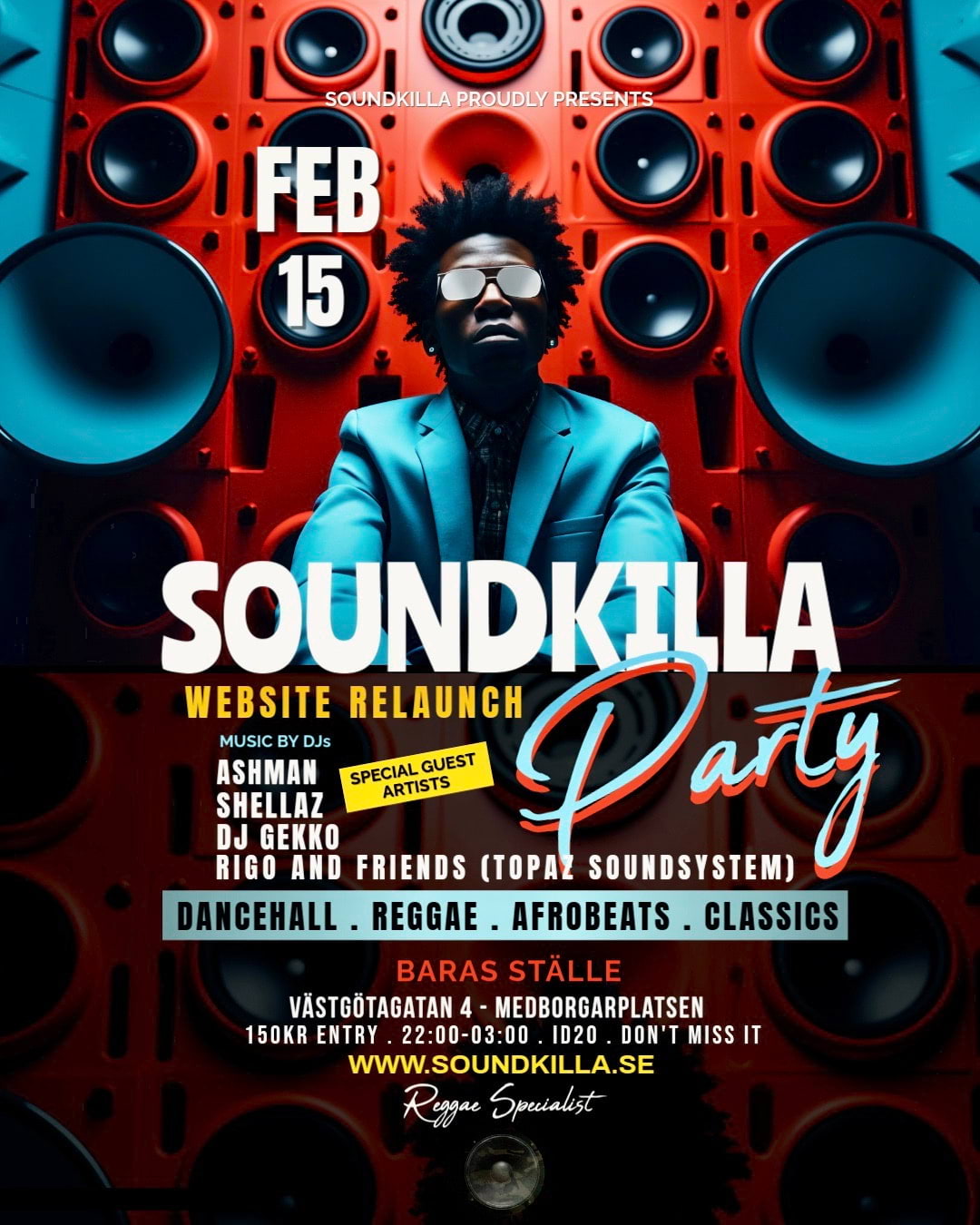 Soundkilla firar ny sajt med releasefest