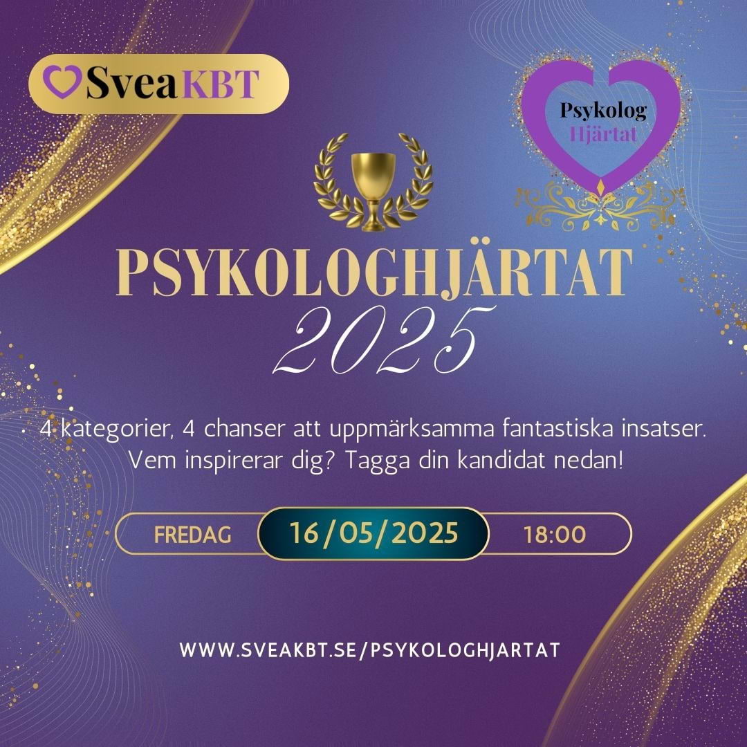 Svea KBT lanserar Psykologhjärtat – belyser insatser inom psykisk hälsa