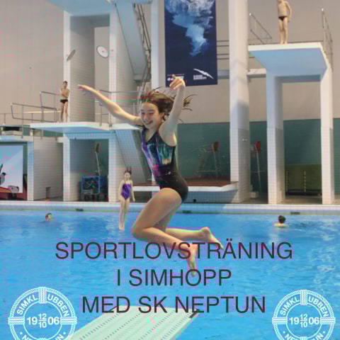 Sportlovsträning i simhopp
