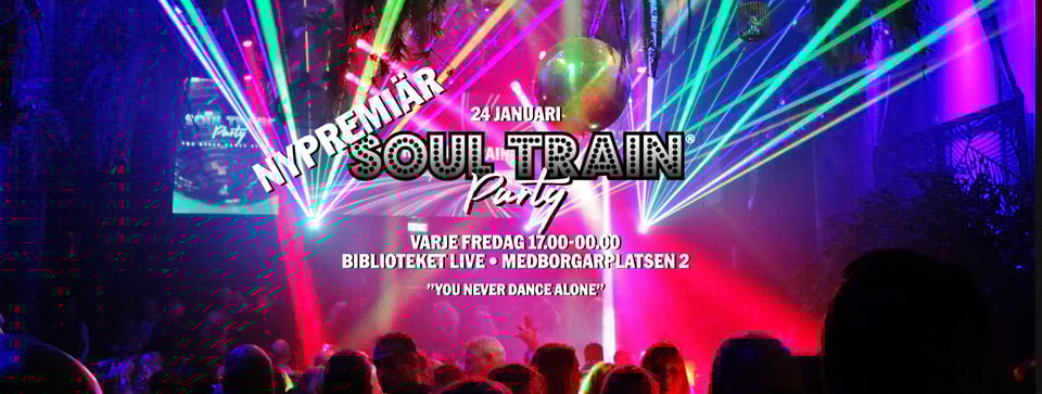 Nypremiär för Soul Train Party