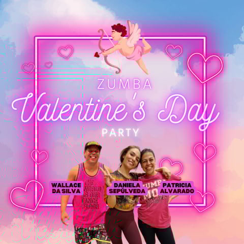 Alla hjärtans dag-zumba vid Odenplan