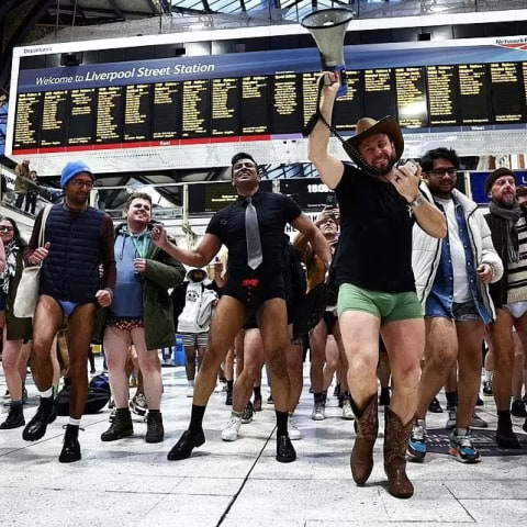 The No Trousers Tube Ride returns this Sunday