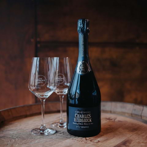 Champagneprovning på The Winery Hotel