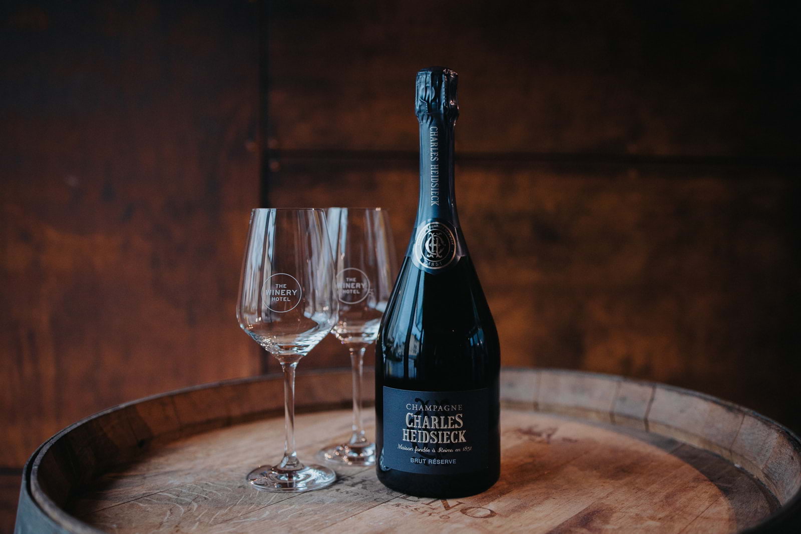 Champagneprovning på The Winery Hotel