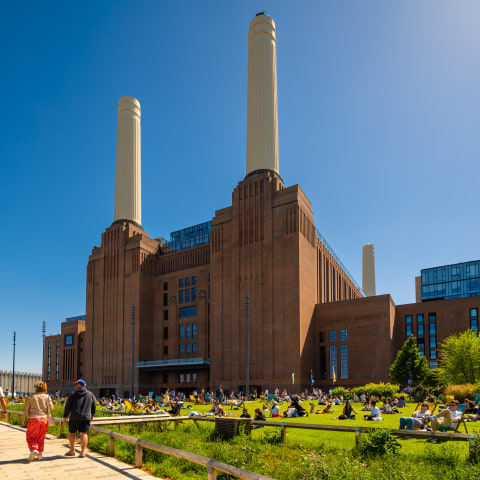 Enjoy open-air gigs beneath the iconic chimneys of Battersea Power Station