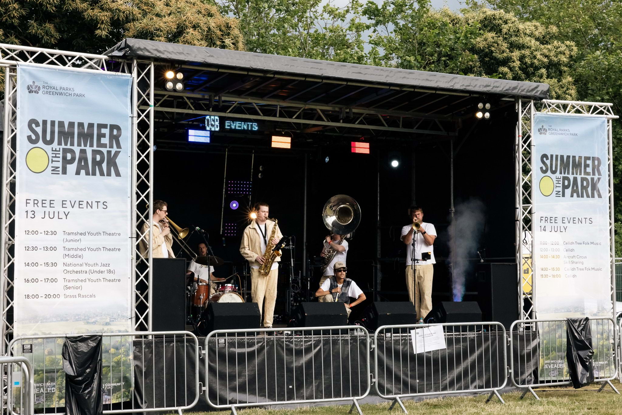 Greenwich Park is throwing a massive free festival this July