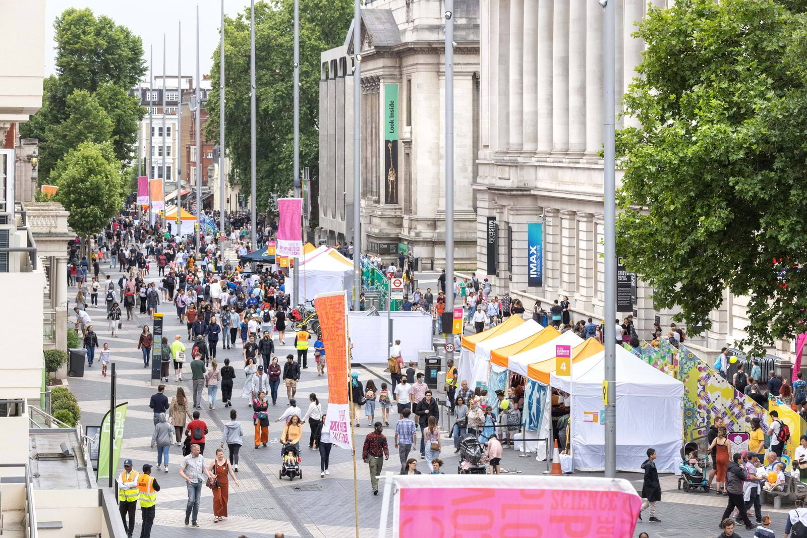 A free celebration of science and the arts is taking over this South Kensington road