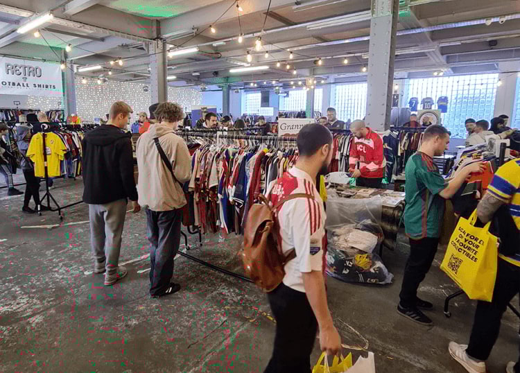 Pick up that kit you've been wanting for ages at the Retro Football Shirt Fair