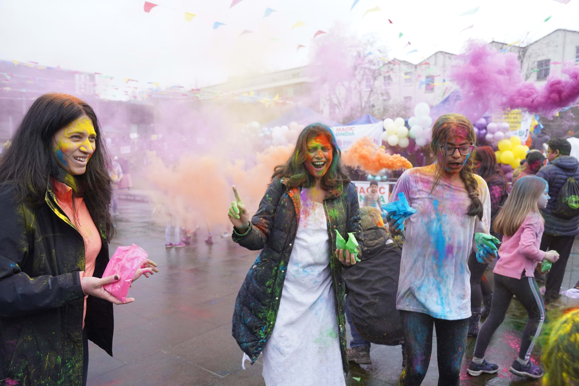 holi colour festival in london