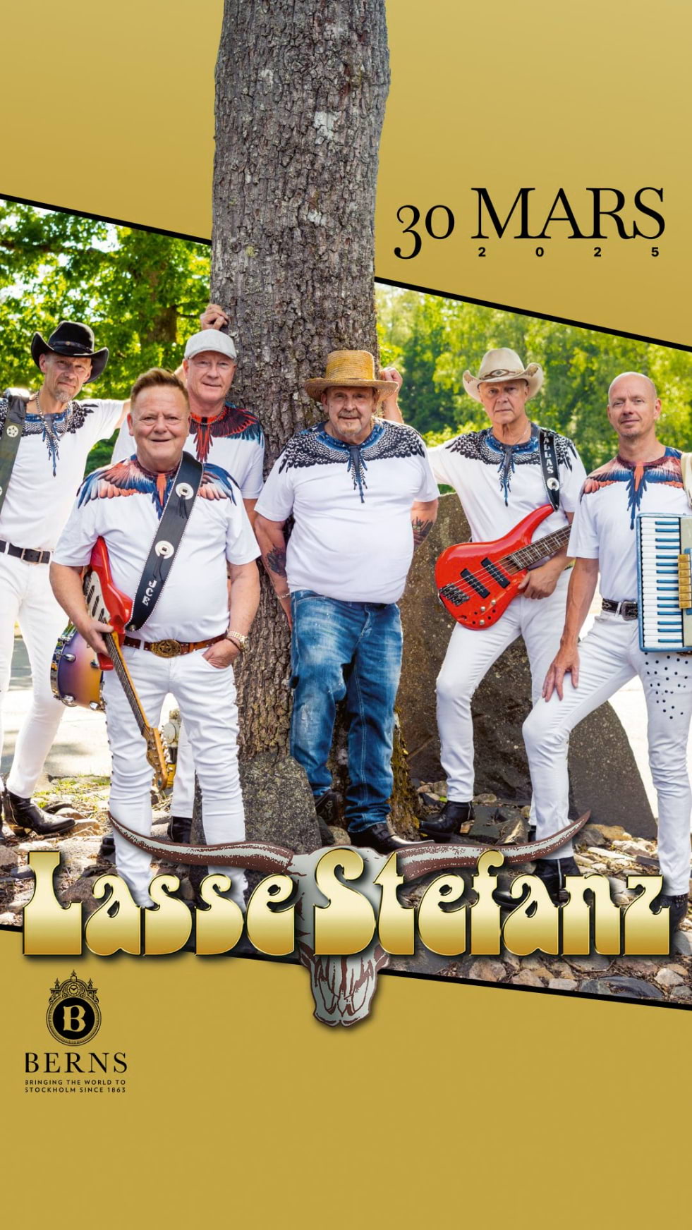 Lasse Stefanz på Berns