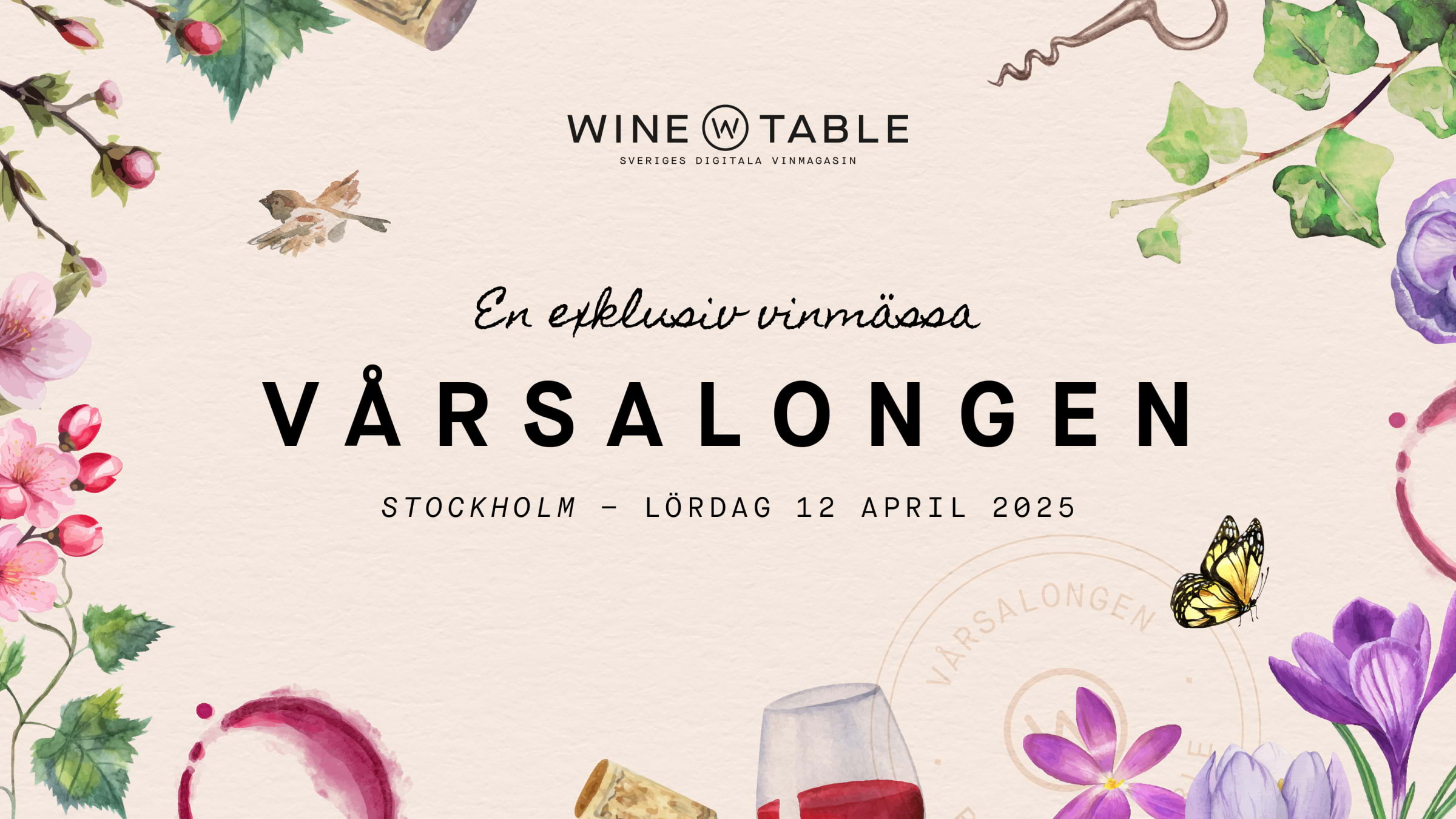 Wine Tables Vårsalong 2025
