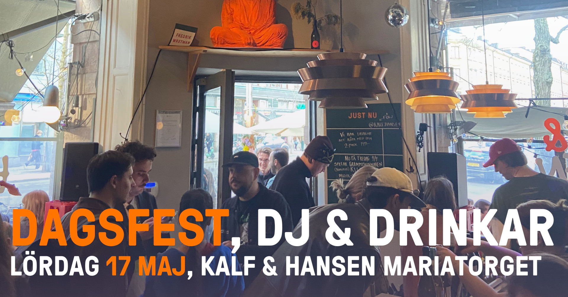Dagsfest på Kalf & Hansen med dj & Stockholms Bränneri