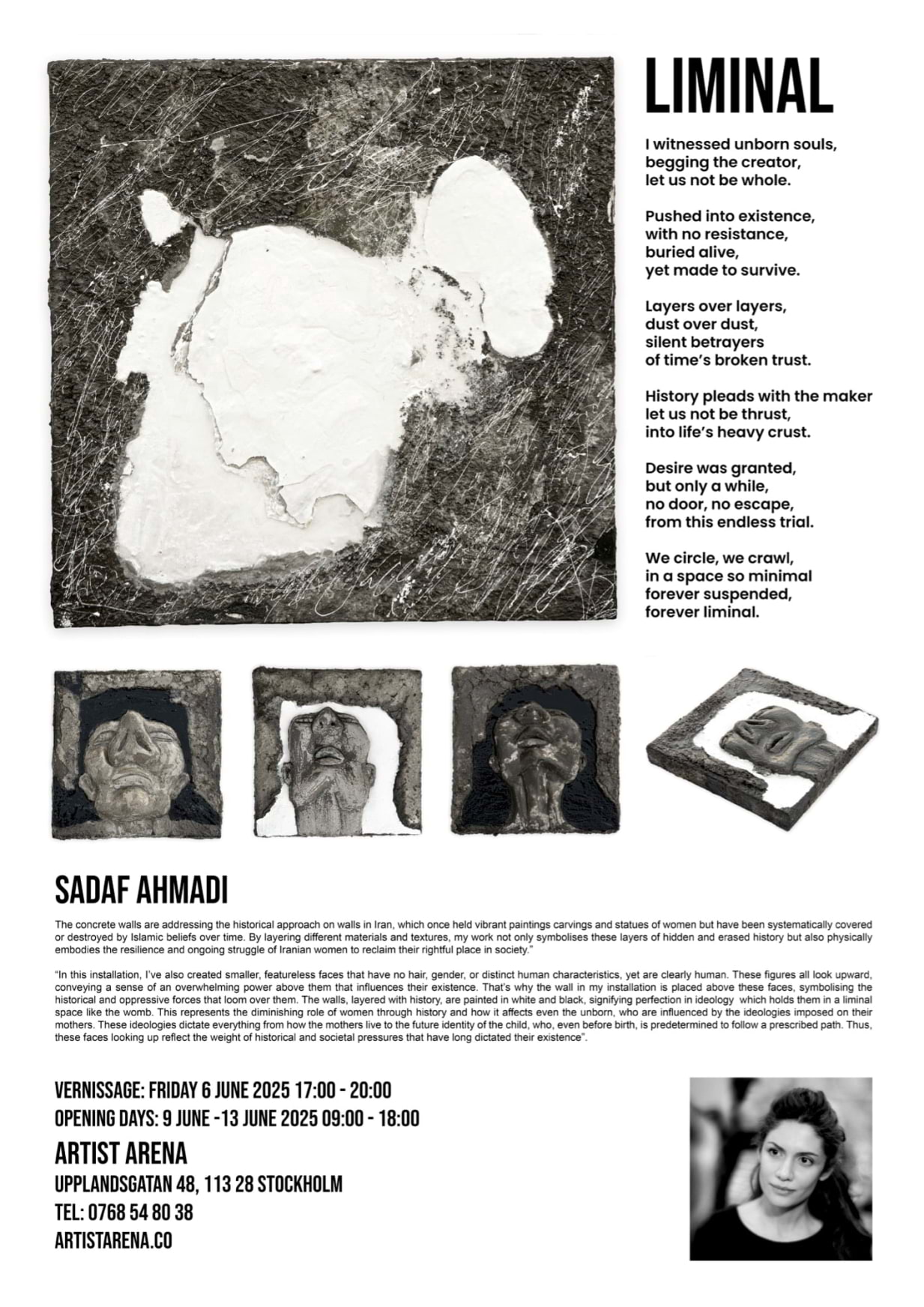 ARTExhibition: Liminal av Sadaf Ahmadi