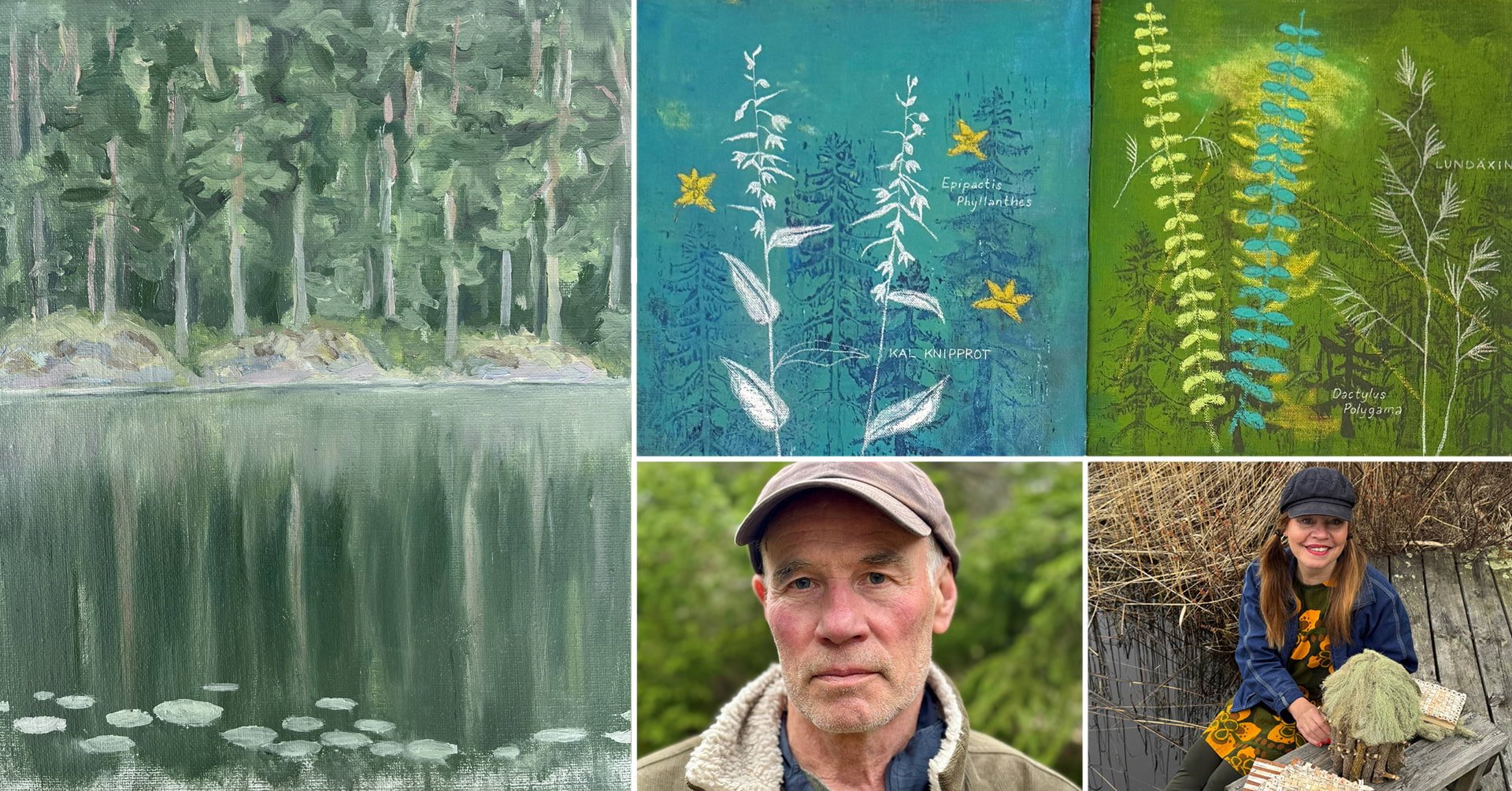 Till skogs – en utställning med inspiration från skogen