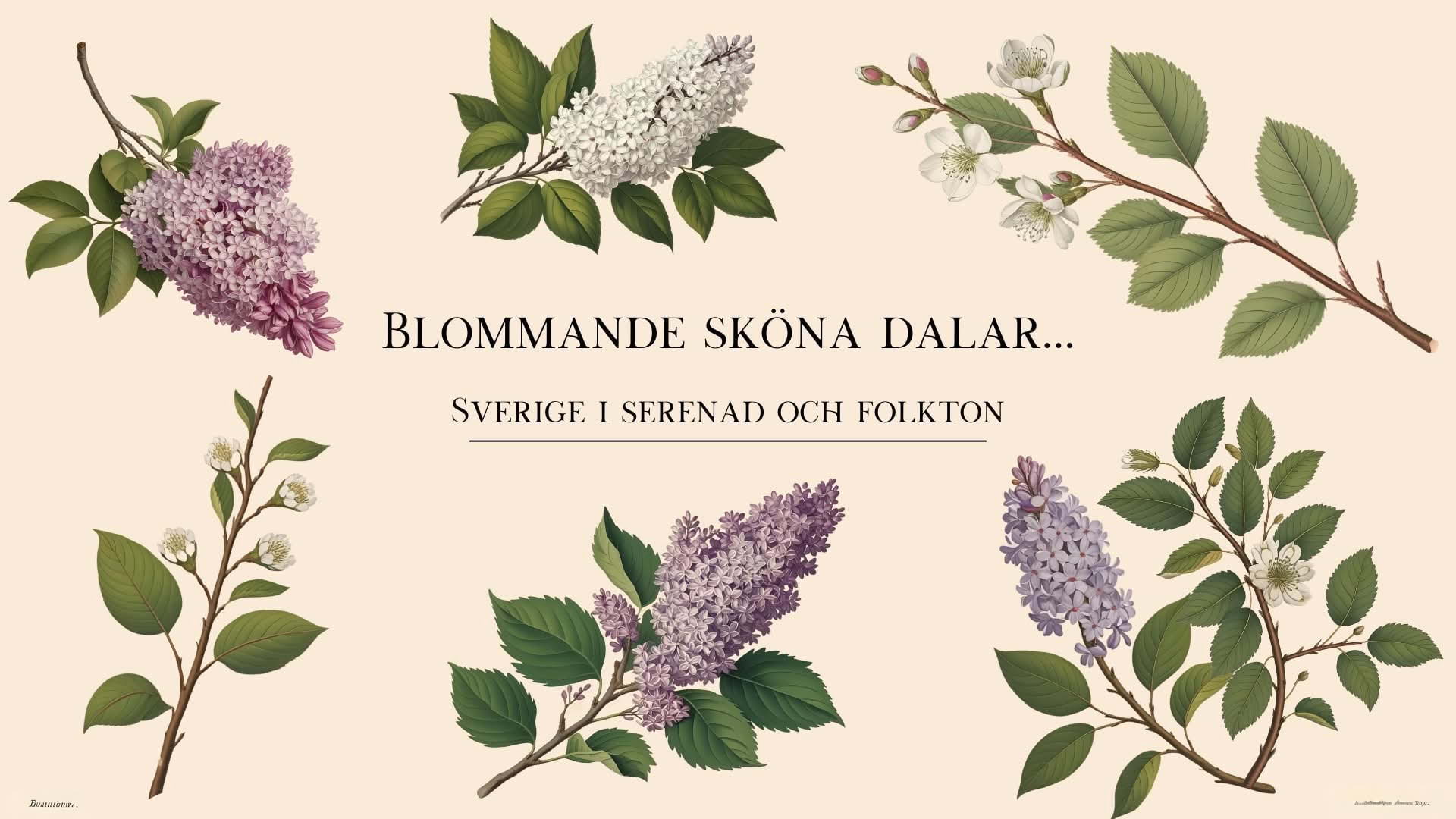 Blommande sköna dalar