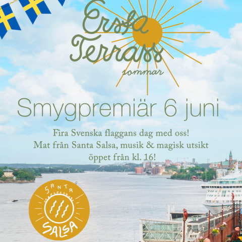 Nationaldagsfirande på Ersta terrass