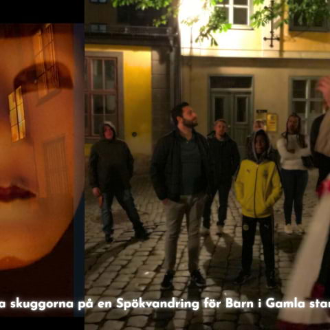 Spökvandring för barn i Gamla stan