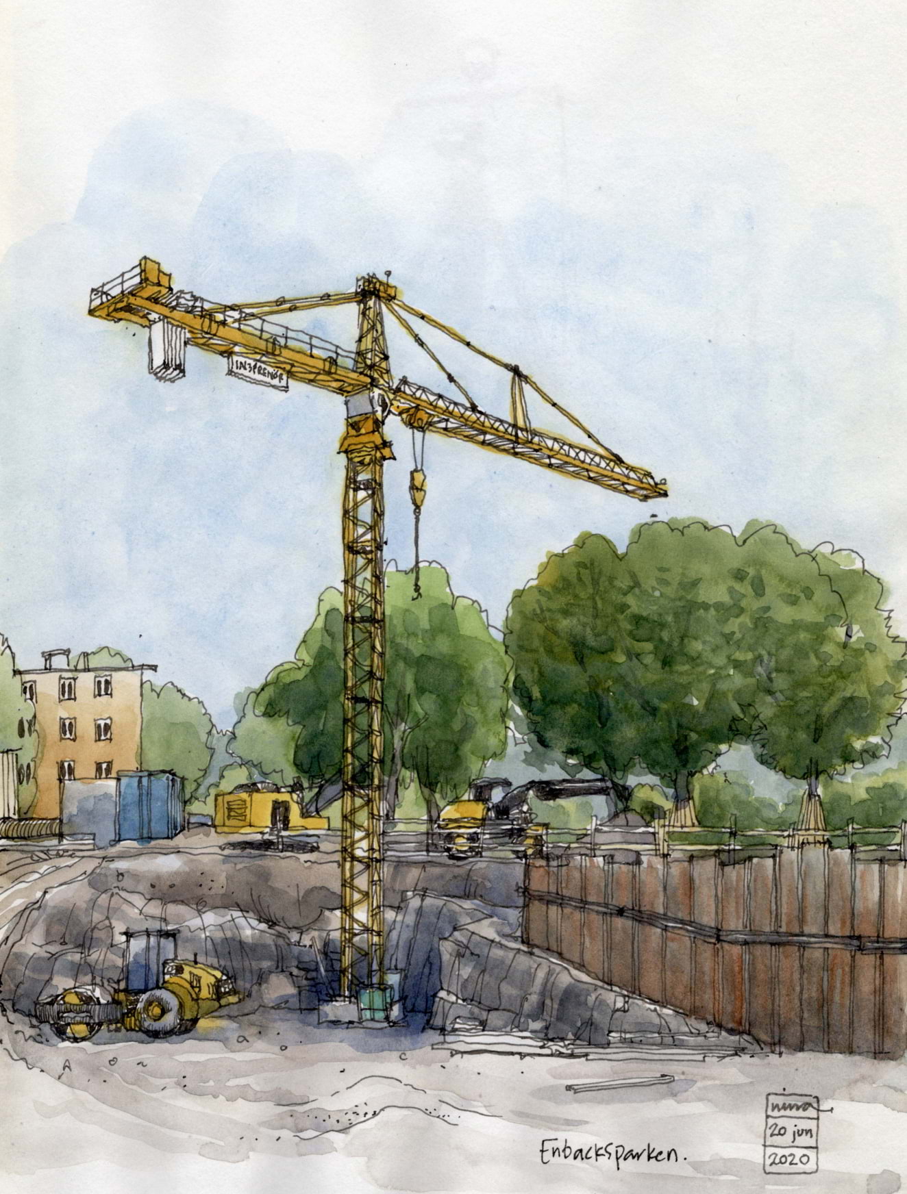 Urban sketching – att uppleva och teckna