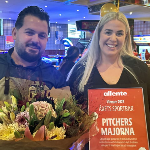 Pitcher's Majorna utnämnda till Årets sportbar 2025
