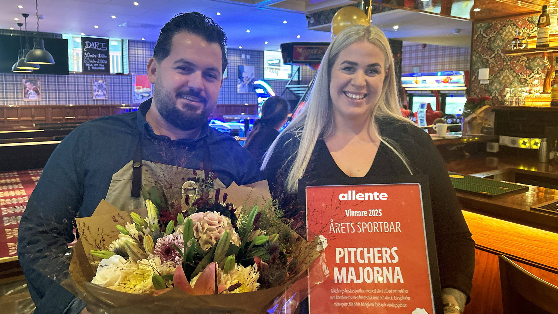 Pitcher's Majorna utnämnda till Årets sportbar 2025