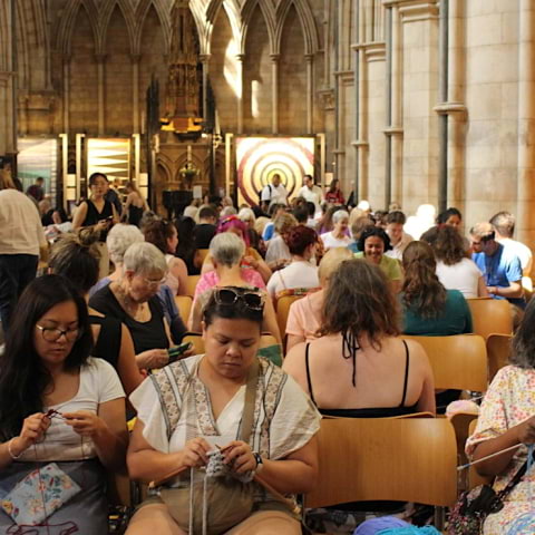 The Big Cathedral Knit 2025: Knit blankets for those in need