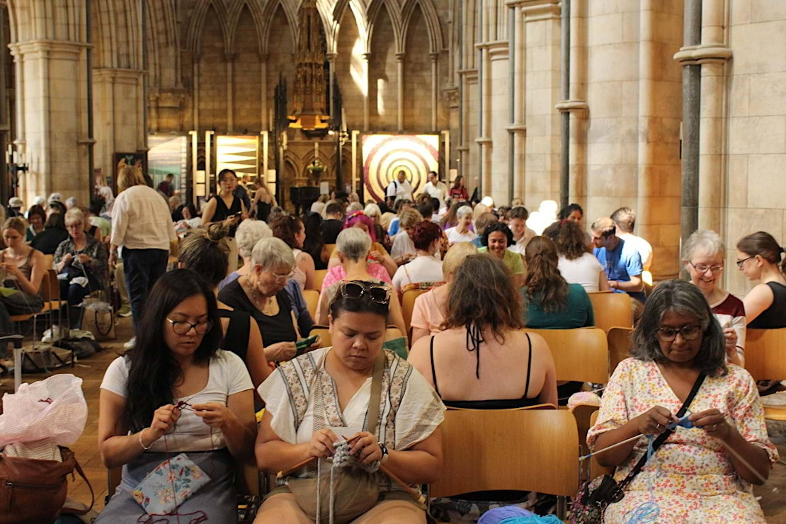 The Big Cathedral Knit 2025: Knit blankets for those in need