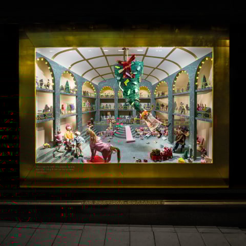 Pippi Långstrump i fokus på årets julskyltning på NK