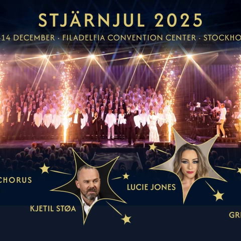 Stjärnjul 2025 – en kaskad av julmagi och show