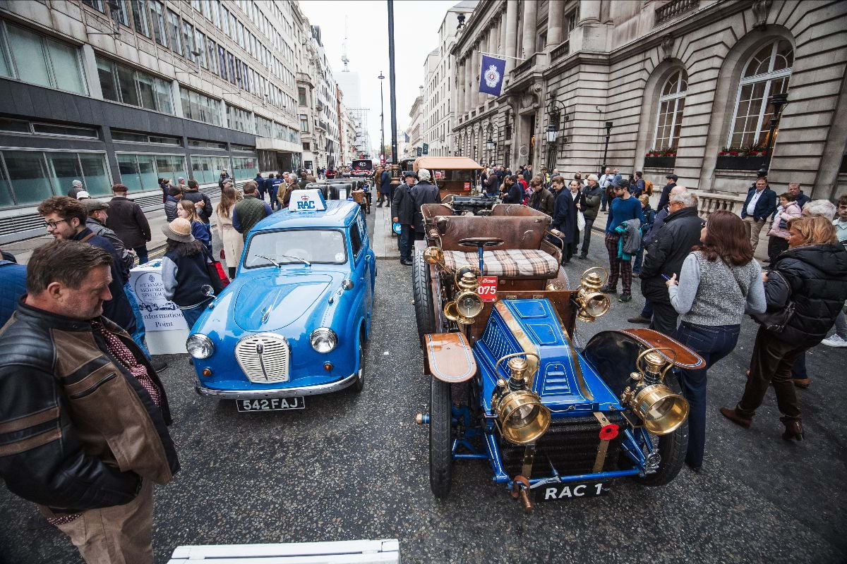 Park yourself on Pall Mall to check out spectacular rides through the ages