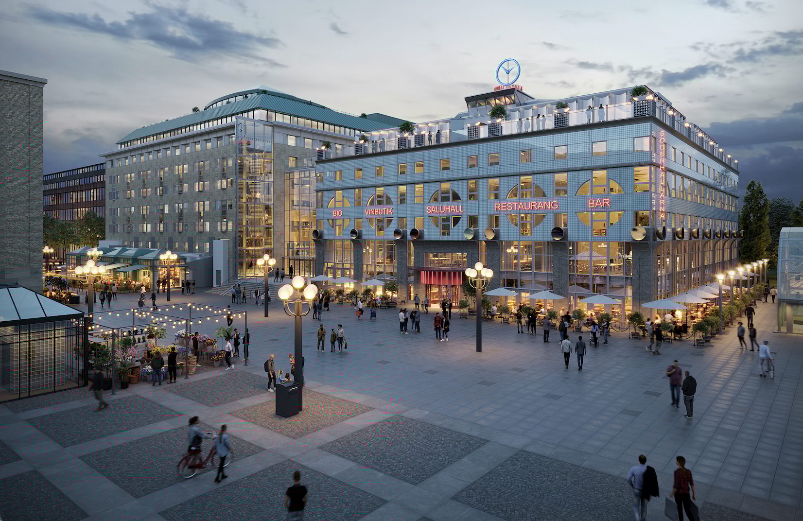 Gränd öppnar i Söderhallarna – ny inomhusgata med öl och krogar