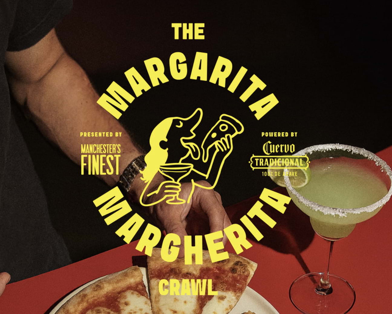 A pizza and margarita crawl is hitting Manchester this October