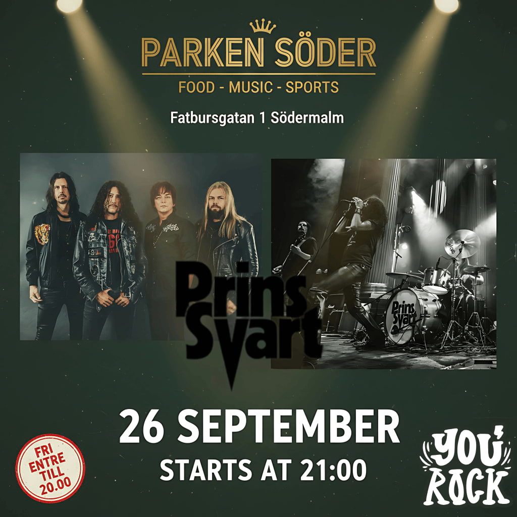 Prins Svart kommer till Parken Söder