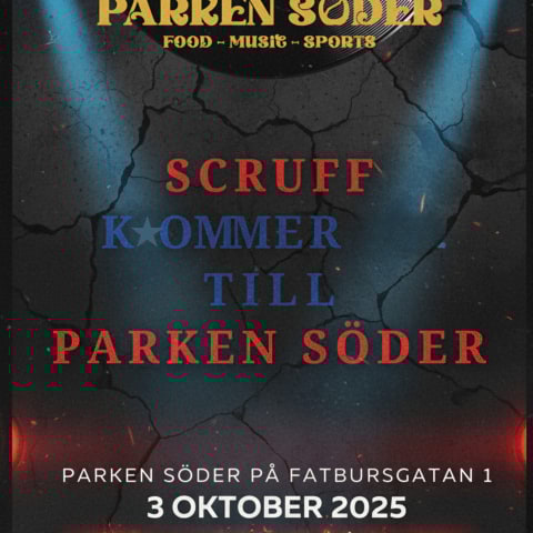 Scruff rockar till det på Parken Söder