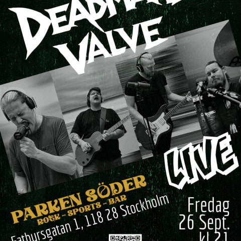 Deadman's Valve kommer till Parken Söder