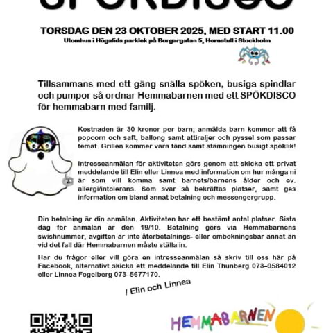 Spökdisco med Hemmabarnen